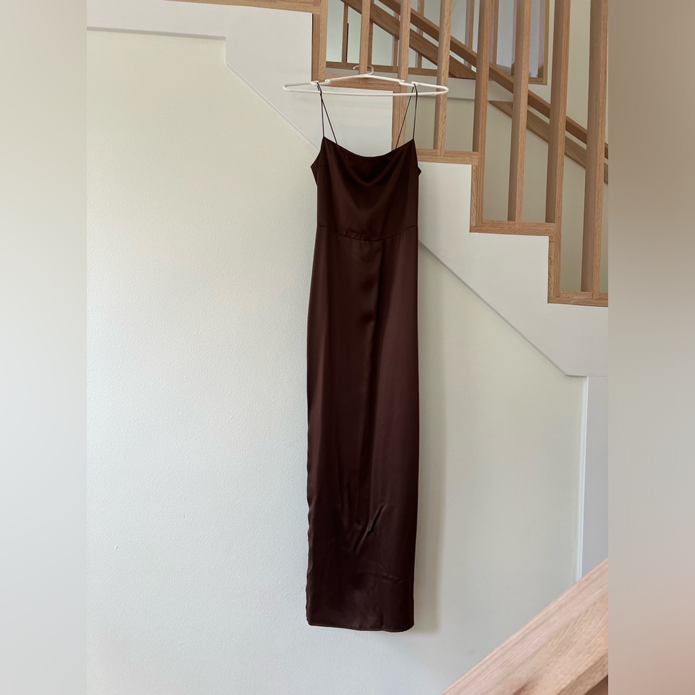 REFORMATION Frankie Silk Dress